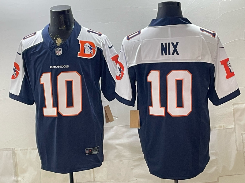 Men 2026 Denver Broncos #10 Nix blue Nike Limited NFL Jersey 0901003->denver broncos->NFL Jersey